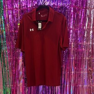 Under Armour Men's Bold Red Polo